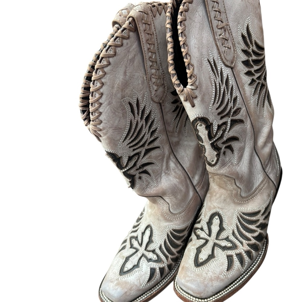 J.B. Dillon Buttercup Women's Western Boots- EUC - Picture 6 of 9